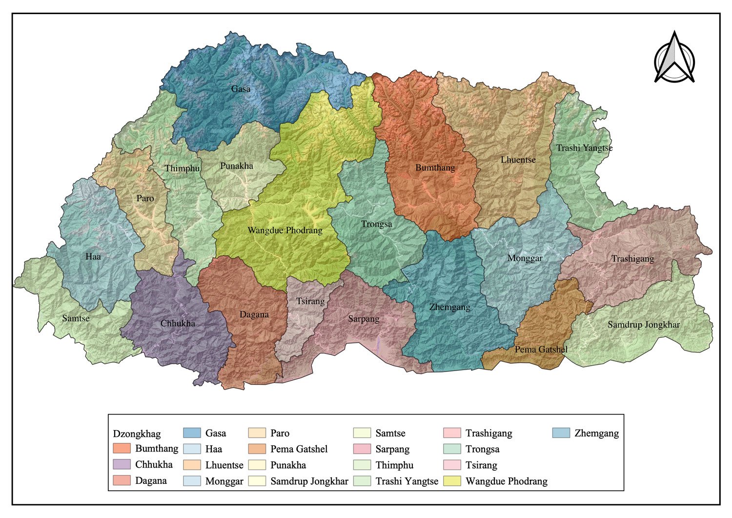 bhutan-map