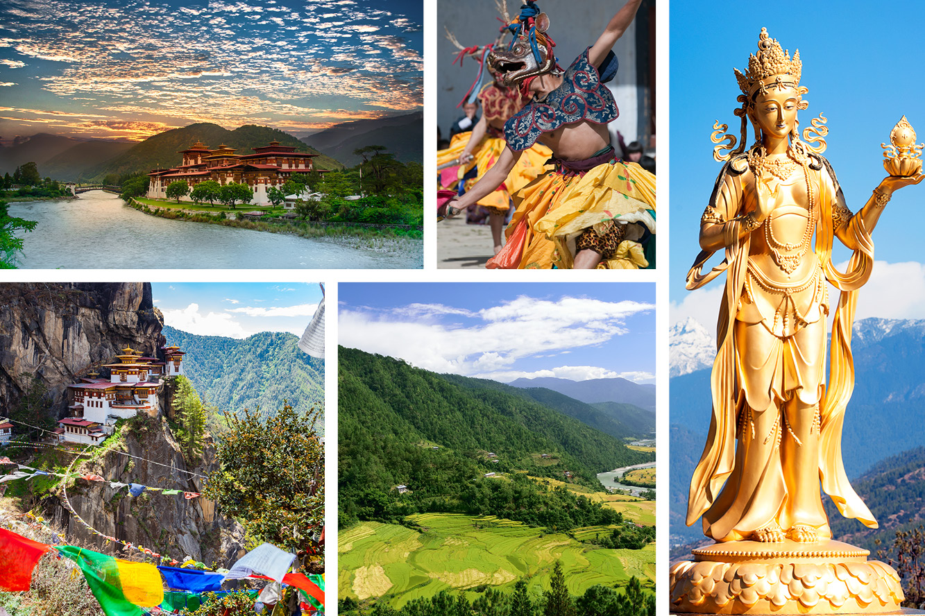 bhutan-collage